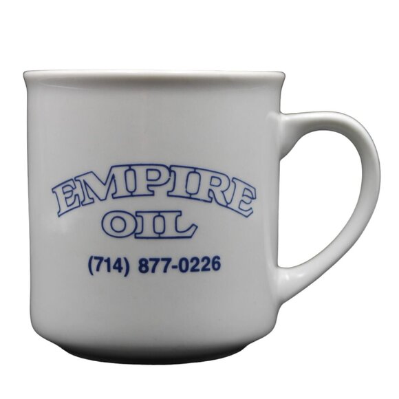 Shell Oil Lubricants Empire Oil 12oz Coffee Mug Advertising Gas Fuel Petrol - Picture 2 of 6